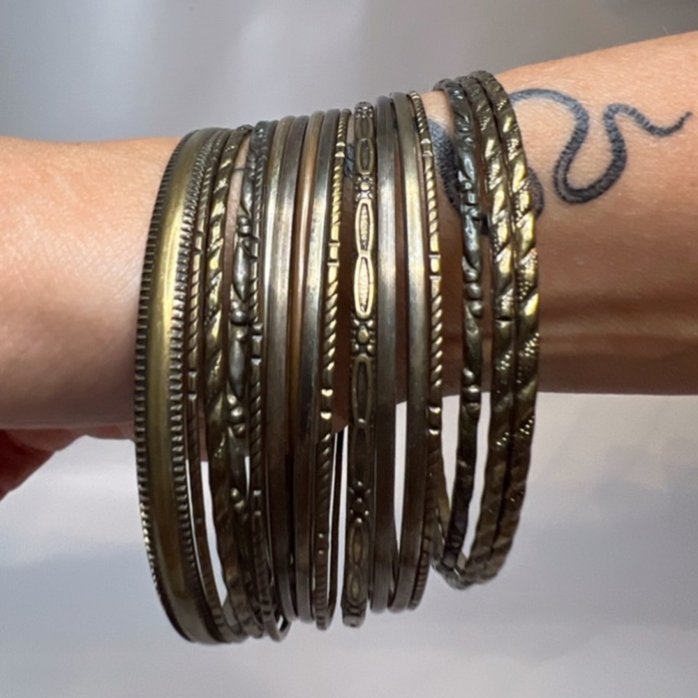 Vintage costume bangles from Spain